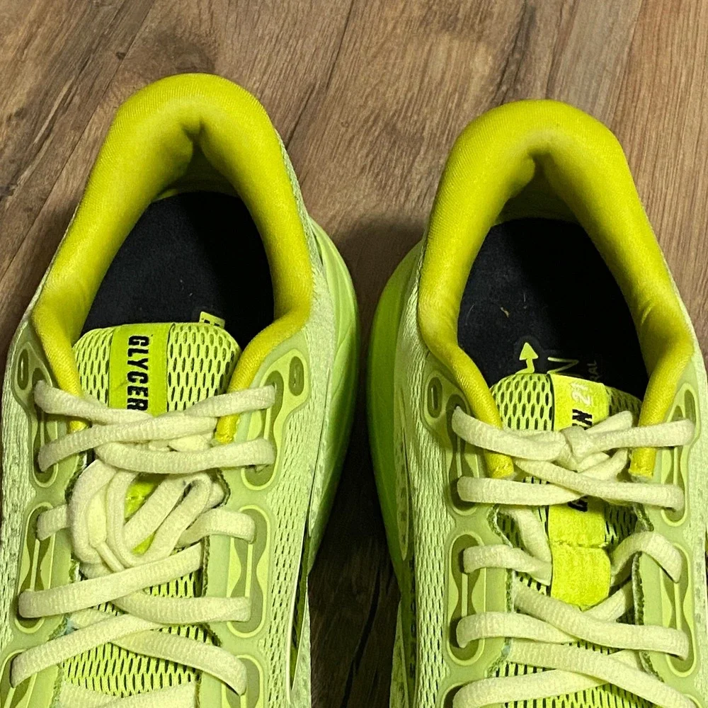 Brooks Glycerin 21 Mens Running Shoes Neon Yellow 1104191D366 Size 10
